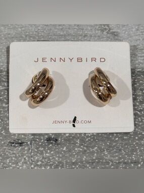 JENNY BIRD Florence Hoop Earrings - High Polish Gold